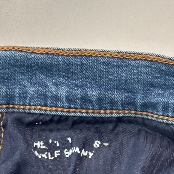 7 For All Mankind | Women’s The High Rise Ankle Skinny Denim Blue Jeans - Picture 14 of 16